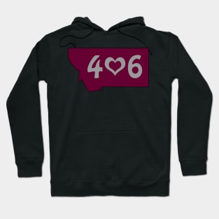 406 : Missoula, Montana Hoodie